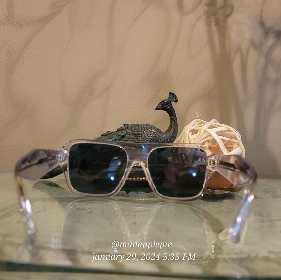 Tiffany & Co. TF4204 Sunglasses Square Clear Studded Luxury Designer MA#708 - Picture 9 of 17